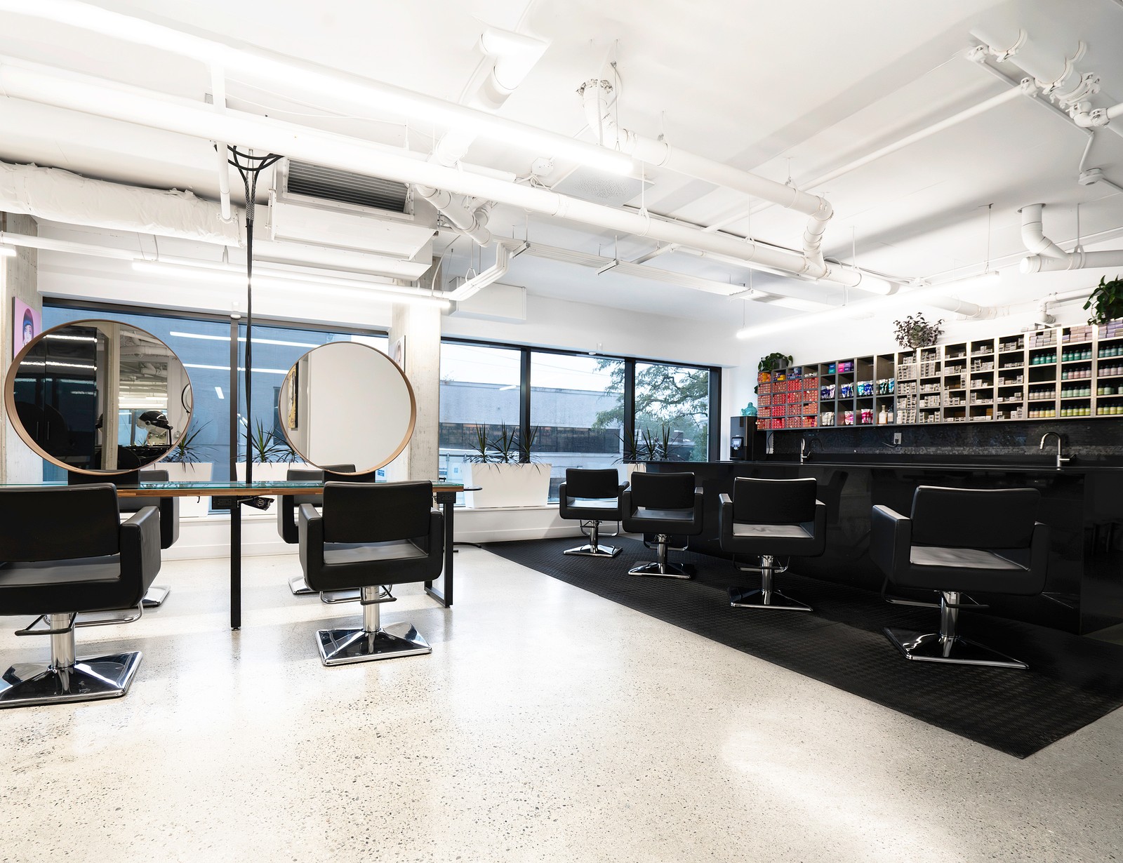 Aveda Vancouver colour bar